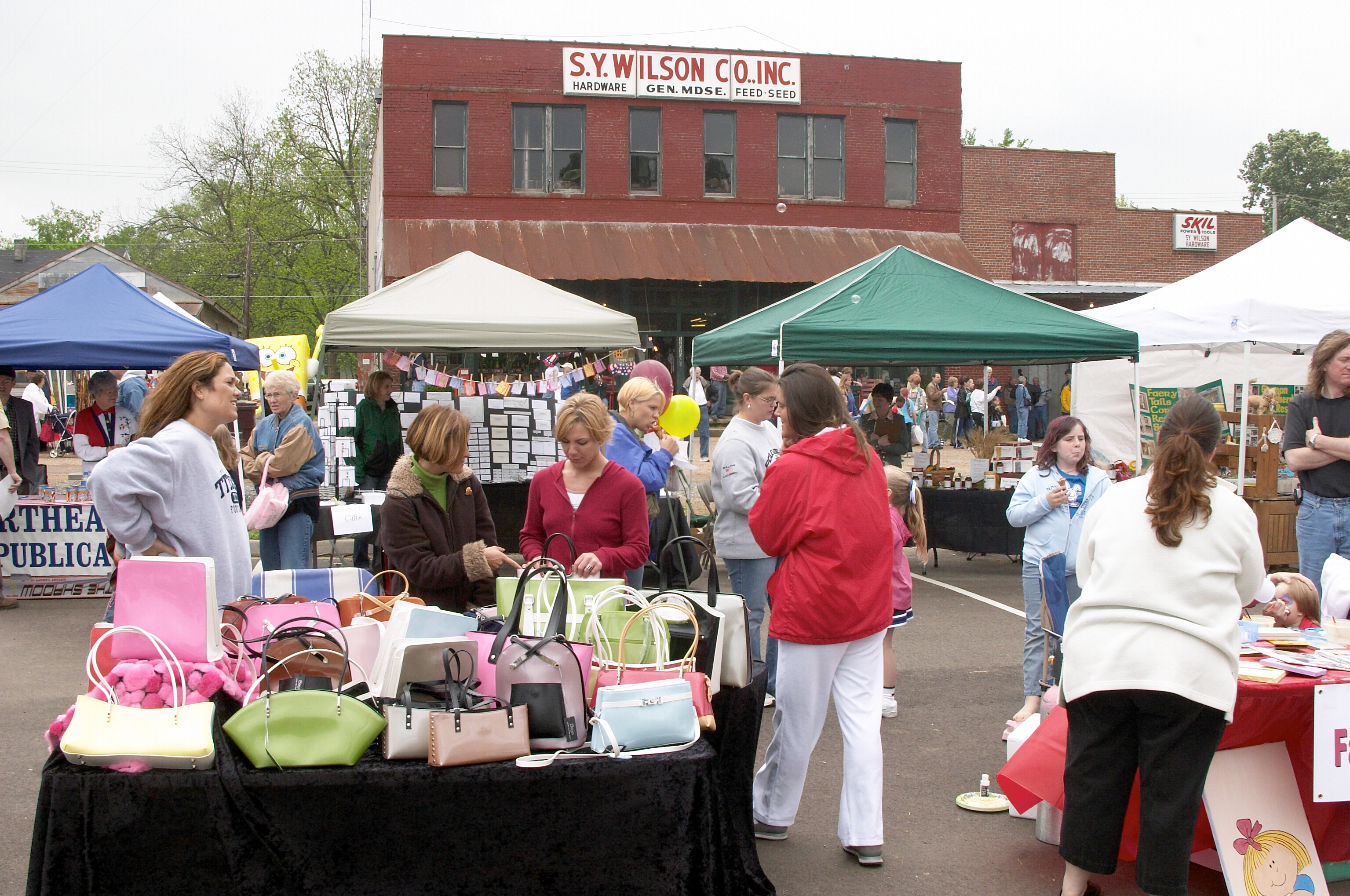 Crafts and More in the Square, Arlington in April, credit JB-Folder 5